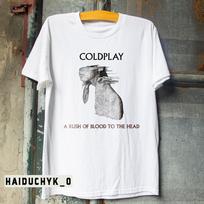 COLDPLAY Shirt A Rush of Blood to the Head Unisex White T-shirt Size S-5XL Unisex T-Shirt S
