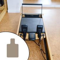 Accessories for Pilates Reformer Mat: Non-slip And Portable PU Floor Mat Training, Strength Milk Tea Color