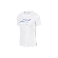 Skechers Basic Sports Series Quick-Dry Moisture-Wicking Breathable Casual Short Sleeve T-Shirt Women Tops Bright-White P223W058-0019 S