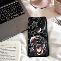 Red hair anime boy game Sol Phone Case Black Silicone Soft For Samsung S25,S24,S21,S22,S23,S30,Ultra,S20,Plus,Fe,Lite Samsung S23plus5G