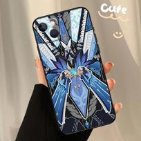 Raiden Shogun Genshin Impact Zhongli Phone Case For iPhone 17 11 14 15 16 Pro Max 12 13 mini 16e 17 Air 15 16 Plus Back Cover iPhone 13 Pro