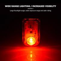 LED Bicycle Seatpost Red Light Night Safety Warning Lamp Waterproof USB Charging Bike Taillight Bicycle Accessories