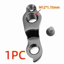 1Pc For GT Epantera Zaskar K33059 Cannondale Trail Neo Thru Axle Bicycle Rear Derailleur Hanger Carbon Bike Frame Mech Dropout M12x1.75 BLACK