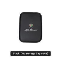 Car Armrest Cover Cushion Armrest Box Protective Pad For Alfa Romeo Giulia Stelvio Giulietta 156 159 147 Mito Tonale Brera Disco juoda