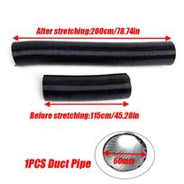 60mm Diameter 200cm Length Diesel Parking Heater Duct Ducting Pipe Hose Black For Webasto Eberspacher Heater Car Camper WKG-60mm-200cm