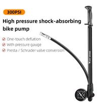 WEST BIKING Portable High-pressure 300psi Bike Air Pump with Gauge for Fork & Rear Suspension Shock Absorber Mountain Bicycle juoda
