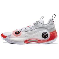 Li Ning Way Of Wade 10 žemi amortizuojantys, atsparūs dėvėjimuisi žemi krepšinio batai vyriški Balti Raudoni ABAS083-14 43