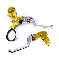 Adelin PX2 Clutch Master Cylinder Brake CNC Universal 22mm Motorcycle Fluid Reservoir Set for Honda Suzuki Kawasaki Yamaha auksas