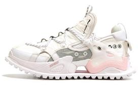 Li Ning Pangu Halo Textile, Synthetic Leather Cushioning Slip Resistant Abrasion Resistant Low top Sports Casual Shoes AGLR152-1 35.5