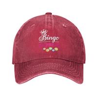 Funny Bingo Queen Baseball Caps Peaked Cap Bingo Sun Shade Hats for Unisex One Size
