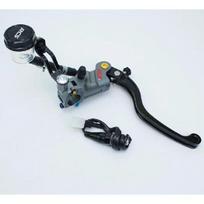17.5RCS Racing Moto Bike Brake Clutch Lever Right Master Cylinder 19mm Piston, Left Perch Line Cable Clutch Universal 22mm Lever grey right brake