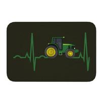 Funny Tractor Design Doormat Non-Slip Backing for Kitchen Bathroom Balcony Entryway Rug Carpet Floor Mat Decor 40cm x 60cm