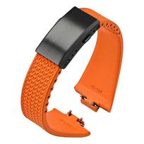 11mm 12mm Fluoro Rubber Strap for Tissot PRX Series Super Player 35mm 40mm FKM Women Men Quick Release Folding Buckle Watch Band 12mm