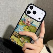 Capa Case for iPhone 17 Air 16 Pro Max 15 Plus 11 13 Mini 14 12 Back Phone Cover Hieronymus Bosch Art iPhone 14 Pro