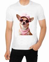 Chihuahua Dog Breed Wearing Sunglasses T-Shirt 3XL