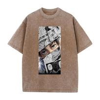 Anime Jujutsu Kaisen Okkotsu Yuta Graphic T Shirt Men Women Washed Cotton Tshirts Vintage Casual Clothing Harajuku Male Tshirt S