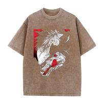 Hot Anime Jujutsu Kaisen Fushiguro Megumi Graphic Tee Men Women Clothing Washed Cotton Tshirt Casual Tshirt Harajuku T Shirt S