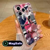 Blue Lock Ranze Kurona Clear TPU Magsafe Mobile Phone Case for iPhone 17 16 15 14 13 12 11 Air Pro Max Plus Mini Colorful Cover iPhone 11 Pro Max