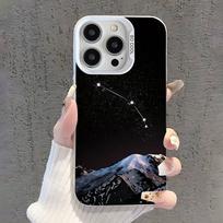 Art Twelve Constellations Phone Case For iPhone 17,16,15,14,13,12,11,Pro,XS,Max,Plus,Mini,SE White Candy Matte Shockproof Cover iPhone14Plus