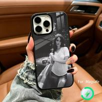 Vintage Singer Lana Del Rey Phone Case For IPhone17 16 15 14 13 12 11  Pro Max 16/15/14Plus Wireless Charger Cover Funda iphone16E