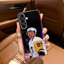 S-Sidney Crosby 87 Phone Case For Samsung Galaxy A71,A70,A52,A51,A40,A30 Transparent Cover Samsung a30 a20