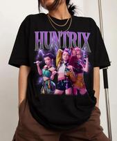 New in Tops KPop Demon Hunters T-Shirt Summer Men's and Women's Clothing Fashion Casual High Quality Short Sleeved T-shirt 4XL