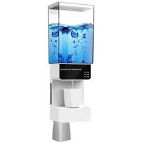 Automatinis bekontaktis burnos skalavimo skysčio dozatorius 700 ml sieninis burnos skalavimo skysčio dozatorius vonios kambariui su magnetiniais puodeliais