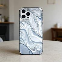 L-liquid metal Phone Case For iPhone 17,16,15,14,13,12,11 Plus,Pro Max,SE4Soft Silicone Black Cover iPhone16