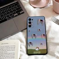 V-Vintage Dreamcores Phone Case For Samsung S25,S24,S21,S22,S23,S30,Ultra,S20,Plus,Fe,Lite,Note,10,Black Cover Samsung S24Plus