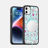Cute Dentist Tooth For Magsafe Magnetic Phone Case Wireless PC+TPU For IPhone 11 12 13 14 15 16 17 Pro Max Plus iPhone 15pro max