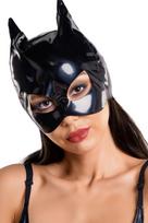 Glossy, Wetlook Cat Mask Ann - Black Onesize
