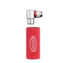 CXWXC Bicycle CO2 Air Pump Mini Portable Schrader Presta Adapter Co2 Bicicleta Fast Tire Inflator Cycling MTB CO2 Cartridge P10-Silver