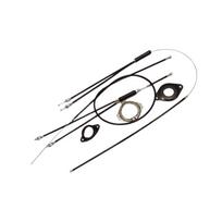 BMX Gyro Mountain Bike Brake Cables with Spinner Rotor Front Rear Upper Lower Cables Set Easy to Use Bicycle Brake Cable Housing