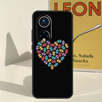 Autism Support Puzzle Case For Huawei P30 P20 P60 P40 Lite Nova 9 5T P Smart Honor Magic 5 Pro 50 70 X8 X9a Cover Huawei P20 Pro
