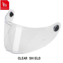 For MT Revenge 2 S Helmet Visor Replacement Original MT-V-14B Shield for MT Motorcycle Helmets Windshield Replacement Parts Transparent lens
