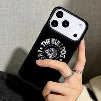 Capa Case for iPhone 17 Air 16 Pro Max 15 Plus 11 13 Mini 14 12 Back Phone Cover English Bulldog heartbeat TPU iPhone 13 Pro Max