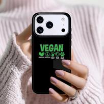 VEGAN VEGGIE Phone Case For Apple iPhone 17 Air 16E 15 14 Plus 13 12 11 Pro Max Mini Funda Cover iPhone 12 Pro Max