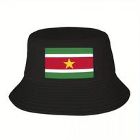 Custom Flag Of Suriname Bucket Hat Women Unisex Fashion Summer Outdoor Sun FisherUnisex Cap