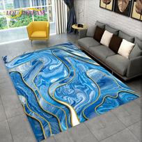 Colour Gold Nordic Marble Splendid Area Rug,Carpet for Home Living Room Bedroom Sofa Doormat Kitchen Decor,Non-slip Floor Mat 40x60cm(15x23in)