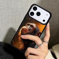 Capa Case for iPhone 17 Air 16 Pro Max 15 Plus 11 13 Mini 14 12 Back Phone Cover Cool Orangutan Monkey iPhone 14