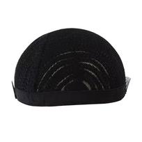 Adjustable Crochet Wig Cap Synthetic Braided Cap With Adjustable Straps Breathable Crochet Caps With Combs For Hair Waxing Kits One Size rožinė