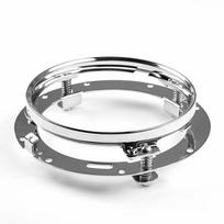 7 inch LED Round Headlight Trim Ring Mounting Bracket for Harley Road King Motorcycle Headlight Mount Chrome