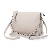 Natural Leather Women's Crossbody Bag with Multiple Compartments, Large Capacity Shoulder Handbag, Fashiable and Elegant Tote 30x 10 x 24 cm