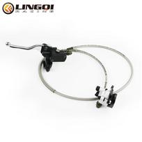 LINGQI RACING 49cc Mini Moto Parts Rear Hand Brake Lever Hydraulic Disc Brakes Pump For Minimoto Dirt Pit Bike Scooter Parts juoda
