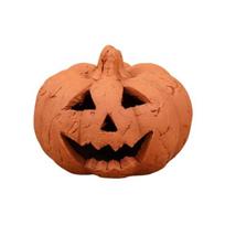 Rankų darbo moliūgo statula Rankomis raižyta dervos moliūgo figūrėlė Helovino stalo ornamentas namų vakarėlio dekorui pumpkin