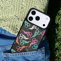 Hairdresser Barber Scissors soft phone case cover Compatible with for IPhone 17air 16e 15 14 13 12 11Pro Max 17 Air iPhone Air