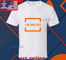 New Shirt I Am Linux User Logo T-Shirt Funny American Unisex Size S-5XL XL