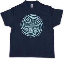 SPIRAL LIGHTNING Kids Boys kids boys T-Shirt Hypno Maze Mystic Hypnotic Circle 120