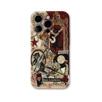 Cool Phone Case for iPhone 17 16e 16 15 14 13 12 11 Air Pro Max XS XR XSMax 6 7 8 Plus Glossy Film Hard PC Cover Punk Design iPhone 17 Air