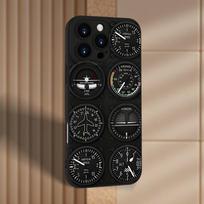 Aircraft instrument panel pattern phone case suitable for iPhone 17 16 15 14 13 12 11 Pro/Max/Plus anti drop and shockproof iPhone 17
